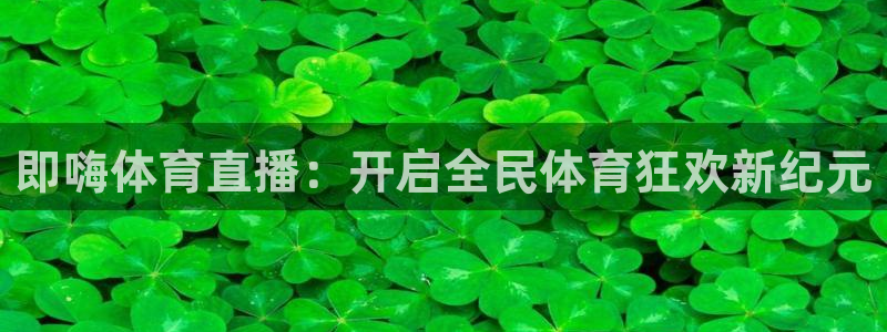 即嗨体育直播：开启全民体育狂欢新纪元